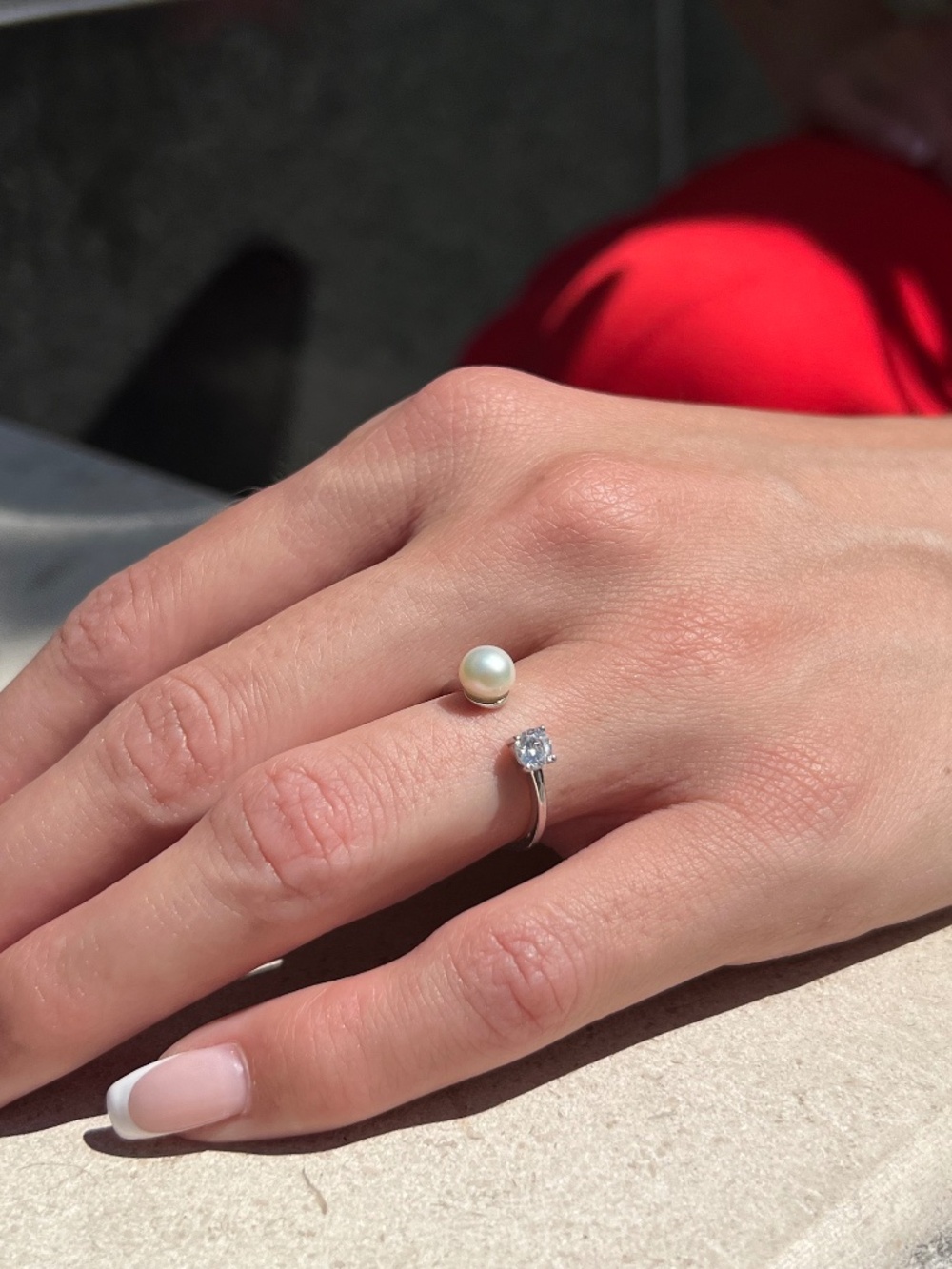 Freshwater Pearl Adjustable Ring